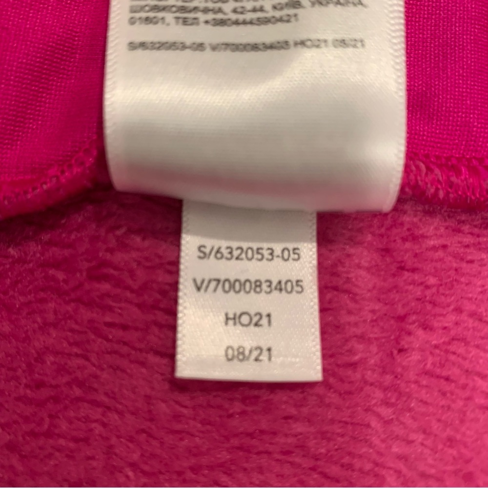 Athleta Cozy Karma 1/4 Zip Pullover Plush Fleece Bright Fuschia Hot Pink Small - Picture 7 of 14